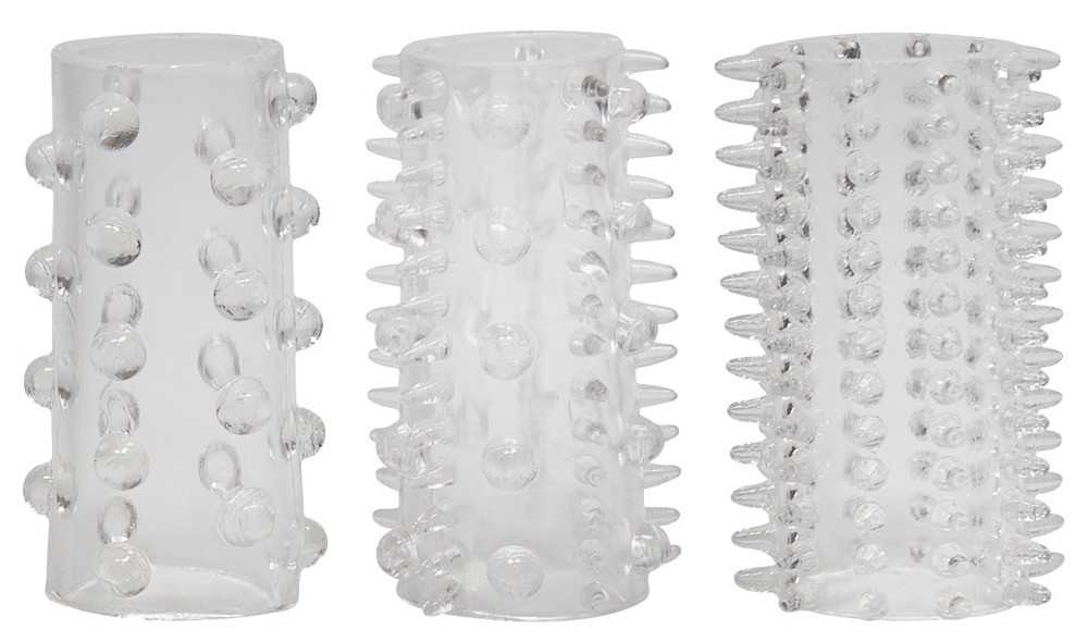 3-teiliges Penismanschetten-Set „Sleeve Set“ 1 3-teiliges Penismanschetten-Set „Sleeve Set“